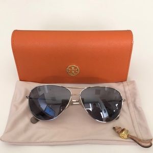 Tory Burch TY6006 Silver Sunglasses